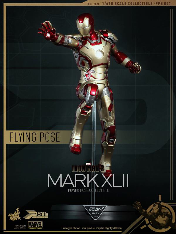 Preview | Hot Toys: Iron Man Mk XLII (Power Pose Series) 5 Preview | Hot Toys: Iron Man Mk XLII (Power Pose Series) (5)