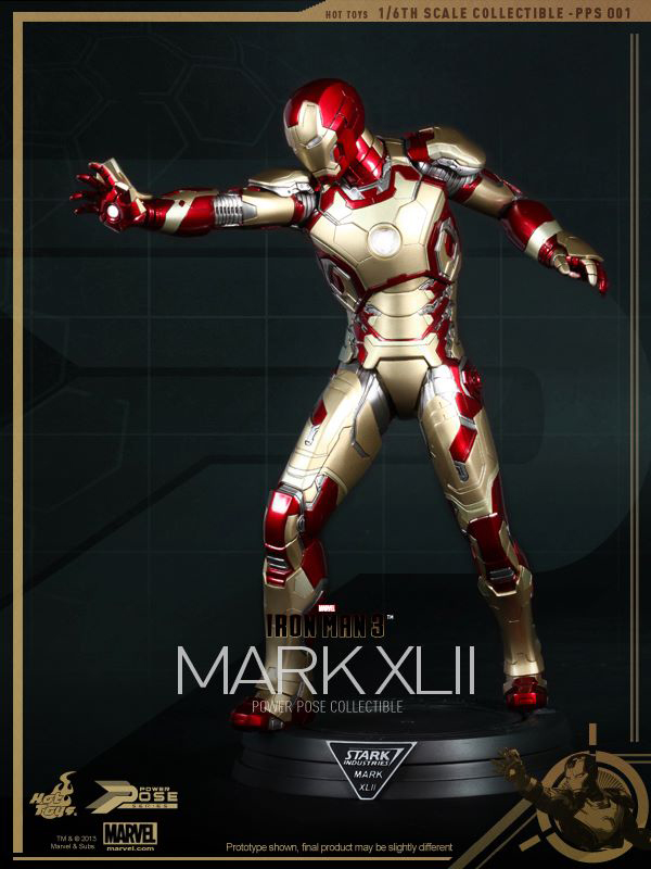 Preview | Hot Toys: Iron Man Mk XLII (Power Pose Series) 7 Preview | Hot Toys: Iron Man Mk XLII (Power Pose Series) (7)