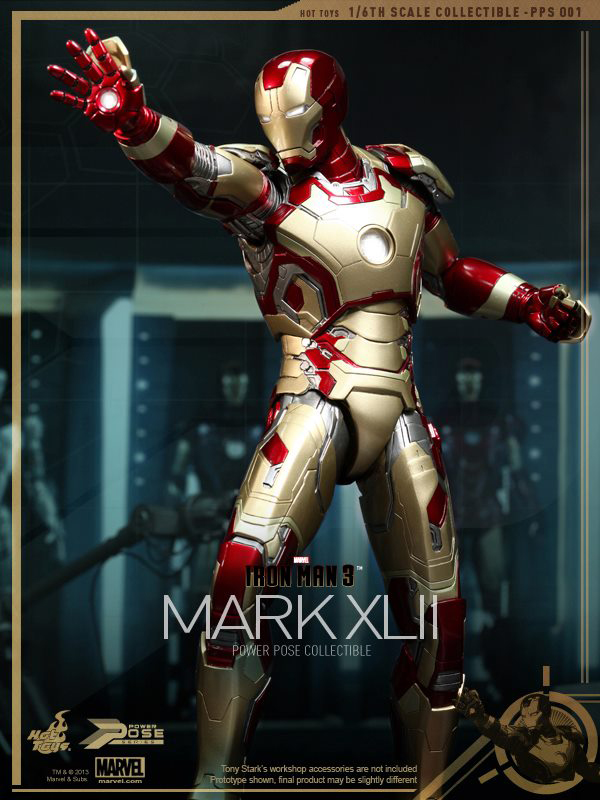 Preview | Hot Toys: Iron Man Mk XLII (Power Pose Series) 9 Preview | Hot Toys: Iron Man Mk XLII (Power Pose Series) (9)