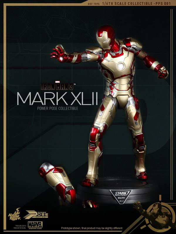 Preview | Hot Toys: Iron Man Mk XLII (Power Pose Series) 10 Preview | Hot Toys: Iron Man Mk XLII (Power Pose Series) (10)