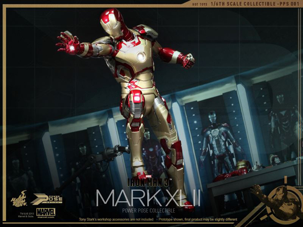 Preview | Hot Toys: Iron Man Mk XLII (Power Pose Series) 11 Preview | Hot Toys: Iron Man Mk XLII (Power Pose Series) (11)