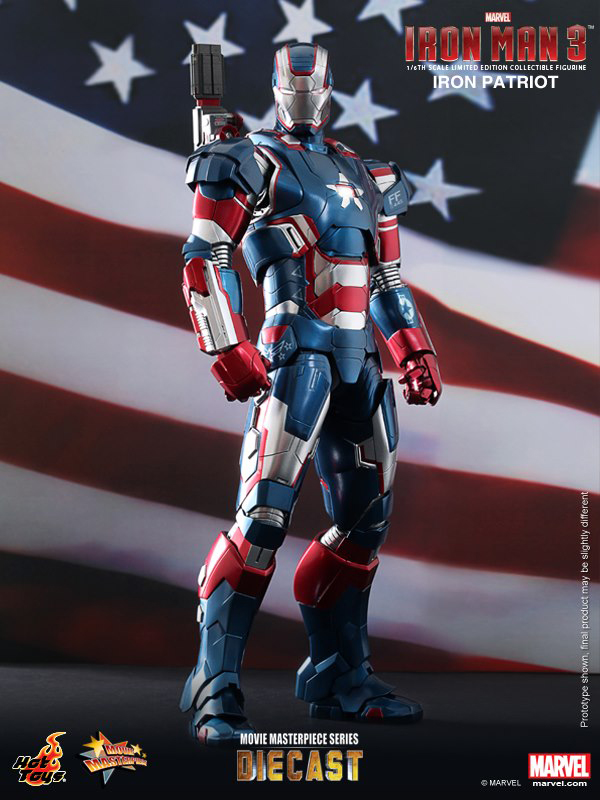 Preview | Hot Toys: Iron Patriot (DIECAST) (1)