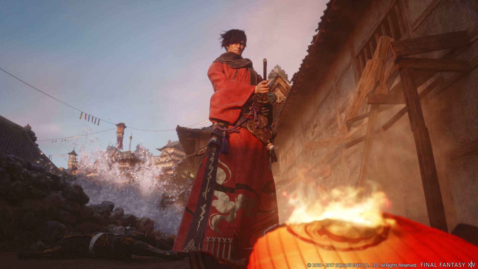 The new Samurai job (Final Fantasy 14: Stormblood)