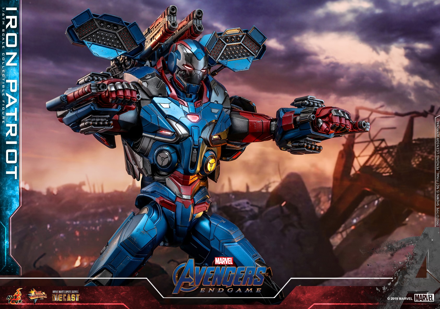 Hot Toys 1/6 Iron Patriot (Avengers: Endgame) 7 Hot Toys 1/6 Iron Patriot (Avengers: Endgame)
